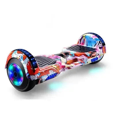 2 Wheels 7 inch Kids Smart Electr Hover Board, Led Lights Self Balance Electrical Skateboards, Children Electric Hoverboards