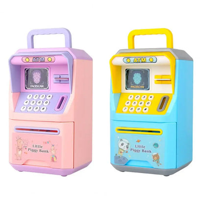 Educational Toy Multifunctional Children Password Piggy Bank Cartoon Money Box Christmas Gift