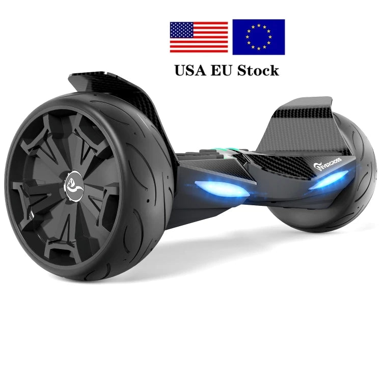 EVERCROSS 8.5 Inch Hover Board Stand Up Self Balancing BT Speaker Remote Control Led Lights Electric Hoverboards Balance Scooter