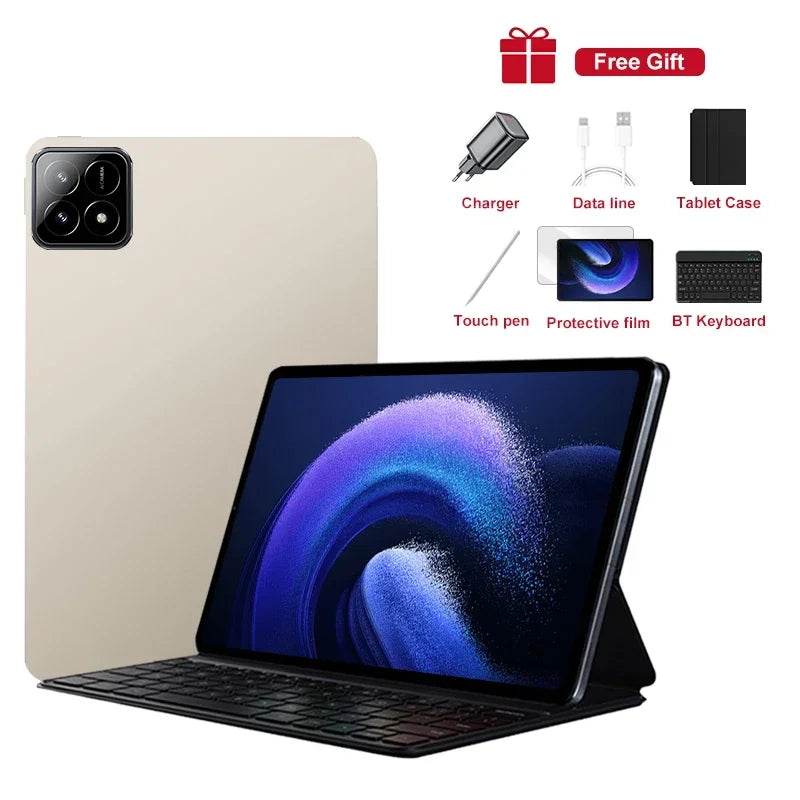 Original Pad 8 Pro Tablet 10.1 inch Android 14 Snapdragon 8gen3 Global 16GB+1024GB 10000mAh 5G Dual SIM WIFI HD 4K Full Screen - MarvelouStoree