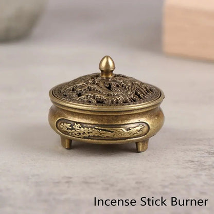 1Pcs Alloy Incense Stick Burner Home Office Decoration House Furnishings Lotus Incense Censer Unique Sandalwood