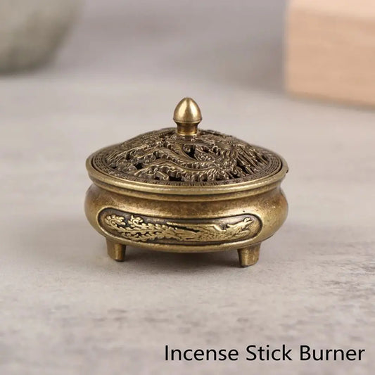 1Pcs Alloy Incense Stick Burner Home Office Decoration House Furnishings Lotus Incense Censer Unique Sandalwood