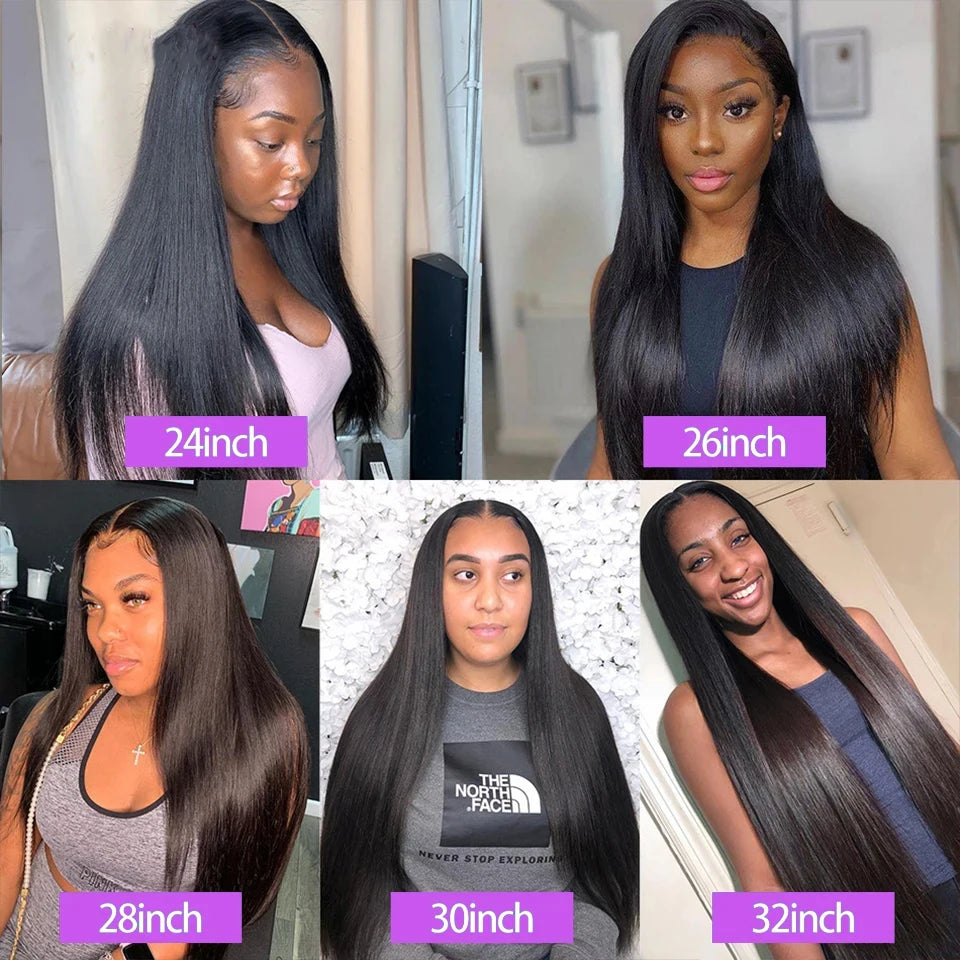 Wear To Go Glueless Wig Human Hair Ready To Wear Straight 13x4 Lace Front Human Hair Wig Pre Cut Lace 4x4 Closure Human Hair Wig