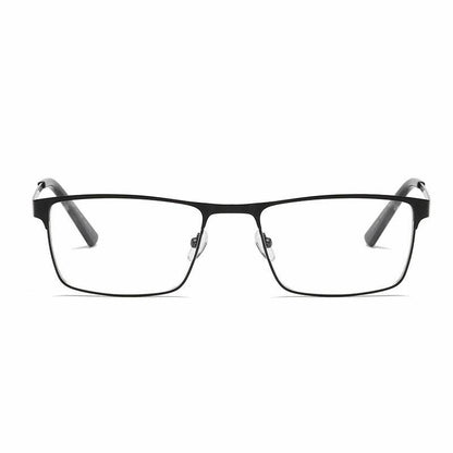 Ahora Men Square Metal Large Frame Reading Presbyopia Glasses Reader +1.25 1.5 1.75 2.0 2.25 2.5 2.75 3.0 3.5 4 4.5 5.0 5.5 6.0 - MarvelouStoree