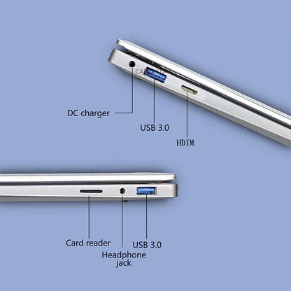 Student Notebook Learning Laptop 14.1 inch Intel Celeron N4000 8G RAM 128GB 256GB 512GB 1TB SSD PC Windows 10 Quad Core Laptop