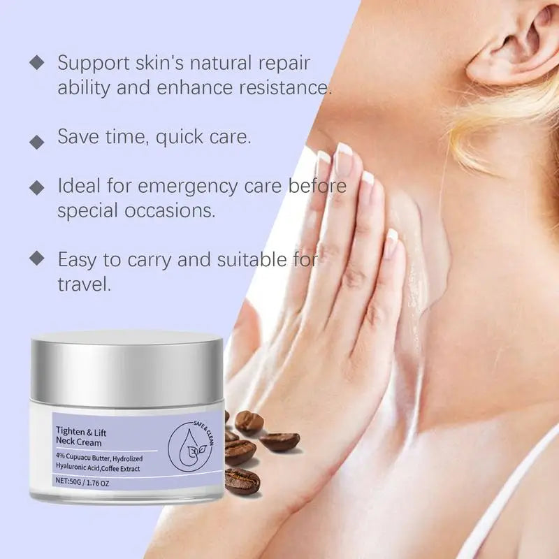 1pcs 50g Neck Cream - Tighten & Lift Firming Neck Cream For Daily Use Beauty Neck Skin Care Product