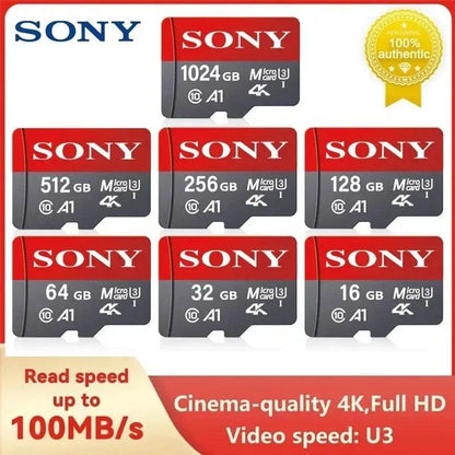 SONY Ultra Micro SD/TF 1TB Flash Memory Card 128GB 256GB 1TB 512GB Micro SD Card 64 128 GB MicroSD Dropshipping For MI Phone - MarvelouStoree