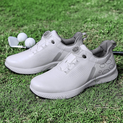 Men Professional Golf Shoes Spikes Golf Sneakers Black White Mens Golf Trainers Big Size Golf Shoes for Men