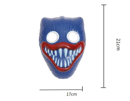 Halloween Luminous Mask Bobby Bobby Cold Light Mask Cyberpunk Funny Personality Decoration Party Props Do Not Contain Batteries