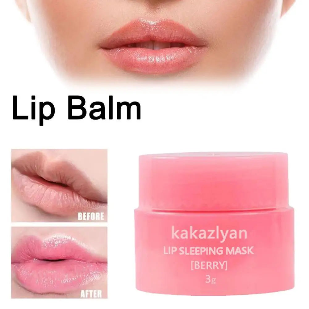 Jelly Lip Balm Fruite Fragrance Moisturizing Lip Gloss Mask Base Makeup Fades Lips Lines Anti-Cracking For Lip Care Lipstick