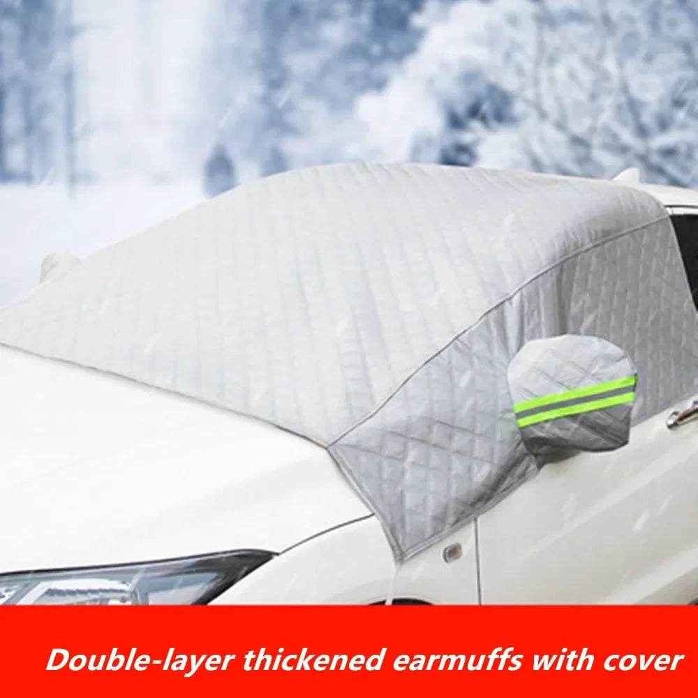 Car Windshield Cover Front Windscreen Cover Sun Shade Snow Protector Ice Blocked Front Window Protector Exterior Car Accessories - MarvelouStoree