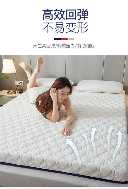 Thailand Latex mattress high resilience home thickened dormitory student tatami mat sponge pad memory foam mattress