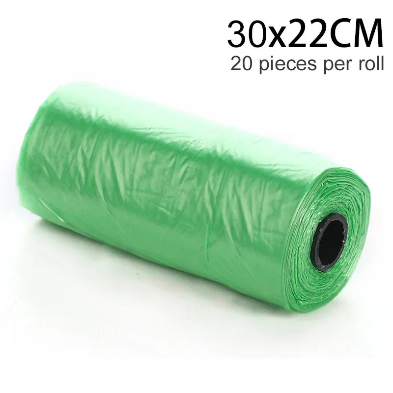 5 Rolls 100Pcs Garbage Bags Disposable Trash Bags Big Waste Bag Kitchen Storage Garbage Bags Home Cleaning Waste Bag Plastic Bag