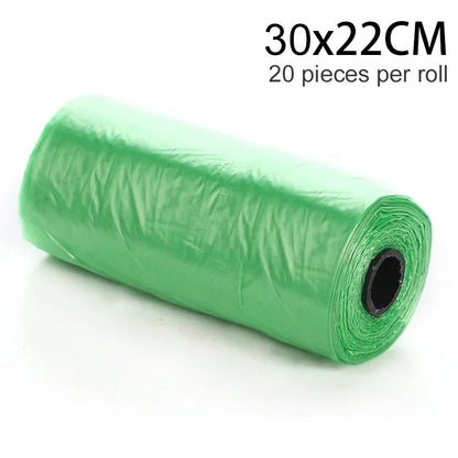 5 Rolls 100Pcs Garbage Bags Disposable Trash Bags Big Waste Bag Kitchen Storage Garbage Bags Home Cleaning Waste Bag Plastic Bag