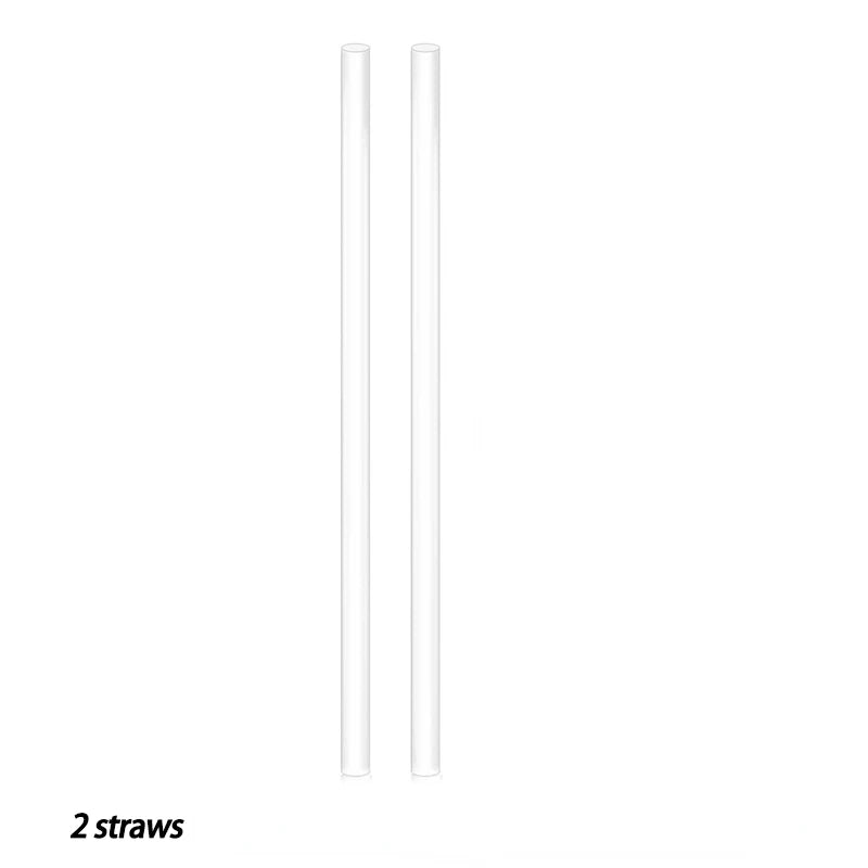 Replacement Straw Compatible with Stanley 20 oz 30 oz 40 oz Cup Tumbler, 6/2 Pack Reusable Straws with Cleaning Brush