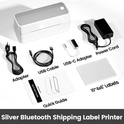 Phomemo 241 Bluetooth Thermal Label Printer Wireless Small Shipping Label Printer 4X6 Compatible with iPhone Android Mac Window - MarvelouStoree