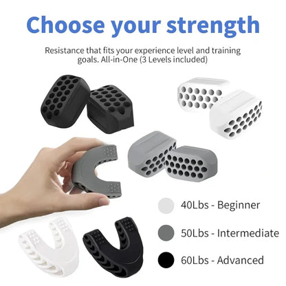 Upgraded Jaw Exerciser and Neck Toning Jawline Exerciser Face Muscle Trainin Double Chin Reducer Face Slimming Tools Face Lift