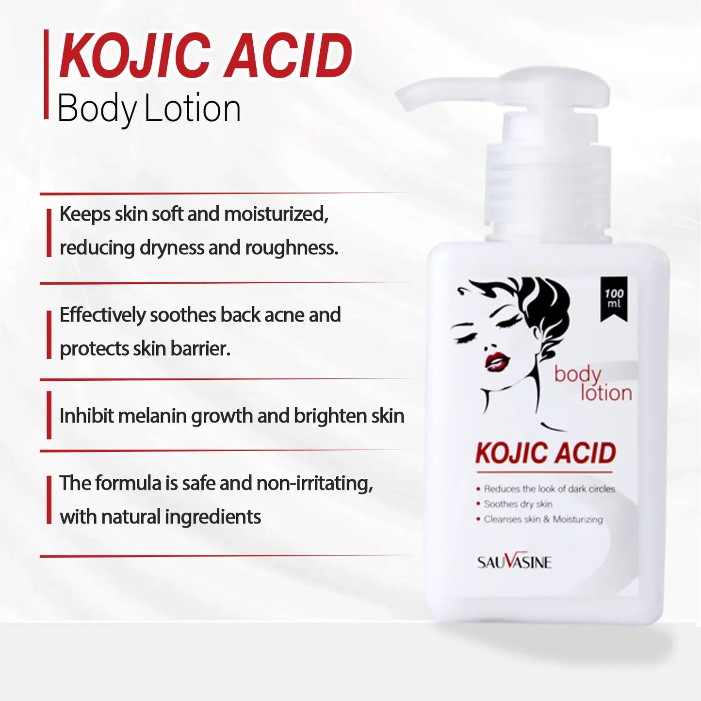 Kojic Acid Whitening Set Face Cream Moisturizer Facial Mask Collagen Face Repair Suncreen Facial Soap Anti-Aging Skin Care Kit