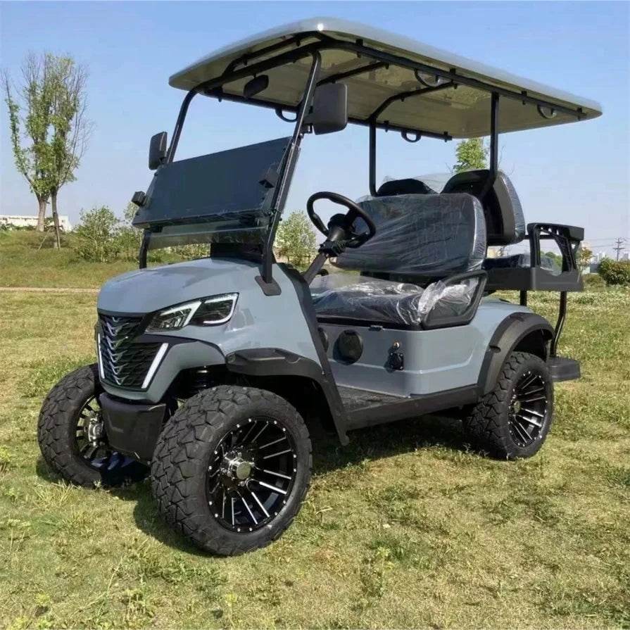 Customize New Club Sightseeing Golf Car 4/6 Seater 48V 60V Off-road Solar Electric Golf Cart - MarvelouStoree