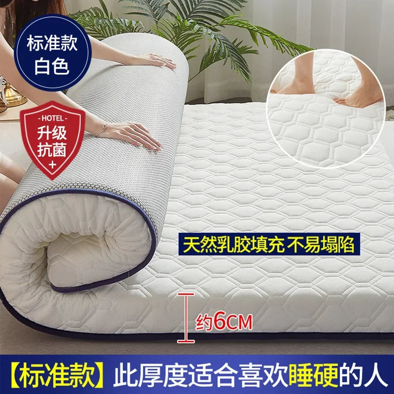 Thailand Latex mattress high resilience home thickened dormitory student tatami mat sponge pad memory foam mattress