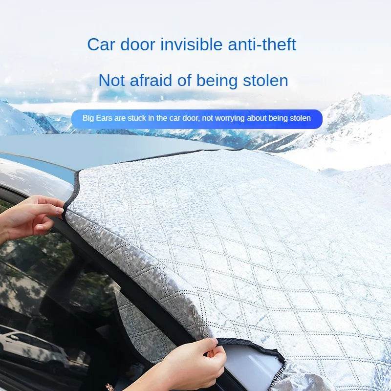 Car Windshield Snow Shield for Winter Car Cover Front Window Anti Ice Frost Outdoor Protection Snow Cover Snow Shield - MarvelouStoree