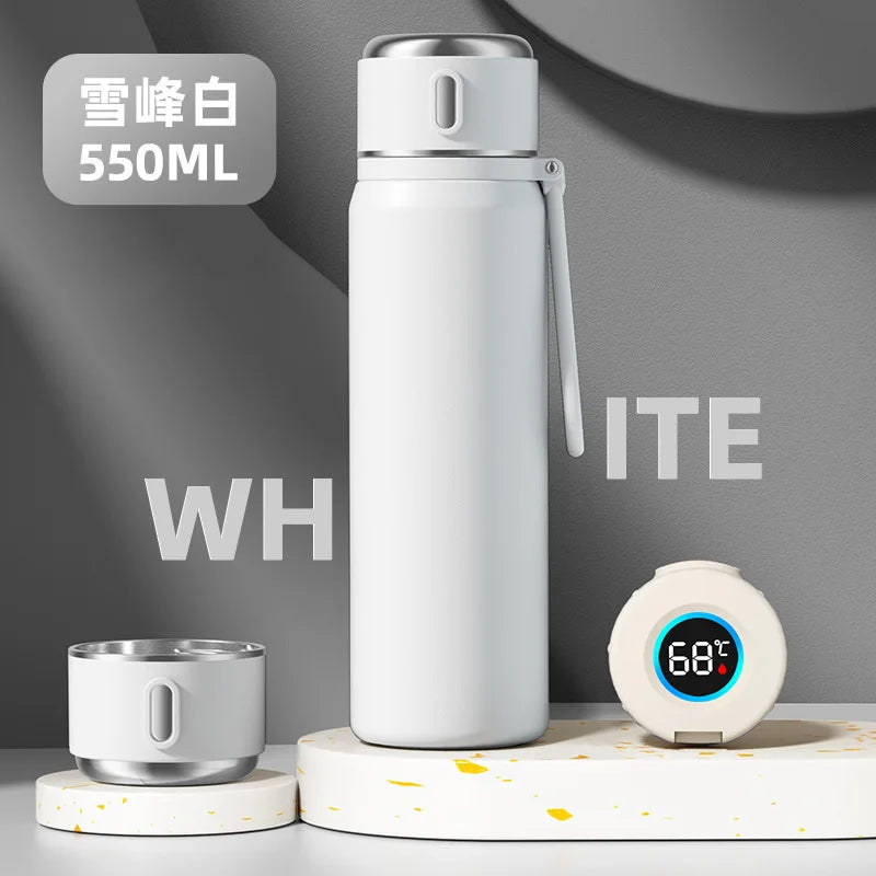 Smart 316 Stainless Steel Thermos Cup Temperature Display Vacuum Flasks Home Outdoor Portable Water Cup Thermos Bottle