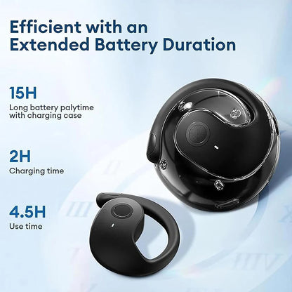 Simultaneous Interpretation Earphone Supports 114 Languages Wireless Open-Ear Headphones Bluetooth-Compatible 5.0 for Travelers