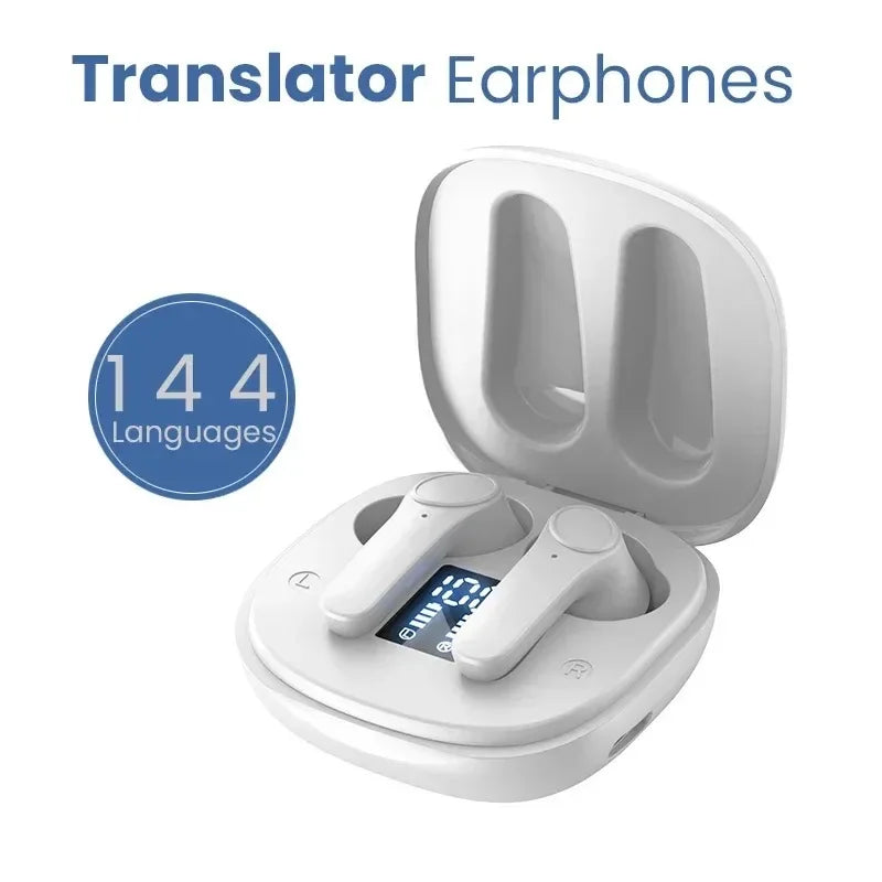 B11 Translation Headphones Real Time Bluetooth Earbuds Translator 144 Languages Simultaneous Business Interpretation Earphones