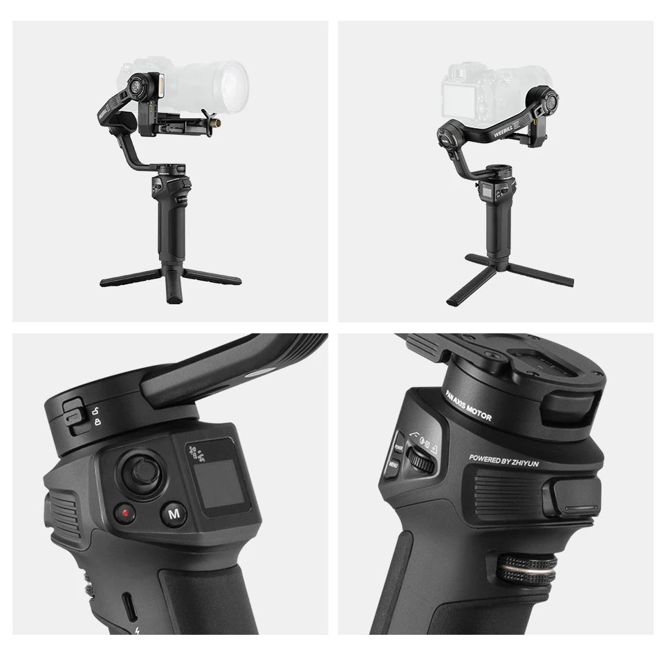 ZHIYUN Weebill 3S Stabilizer 3-Axis Handheld Gimbal for Sony For Canon for Panasonic for Nikon DSLR Mirrorless Cameras