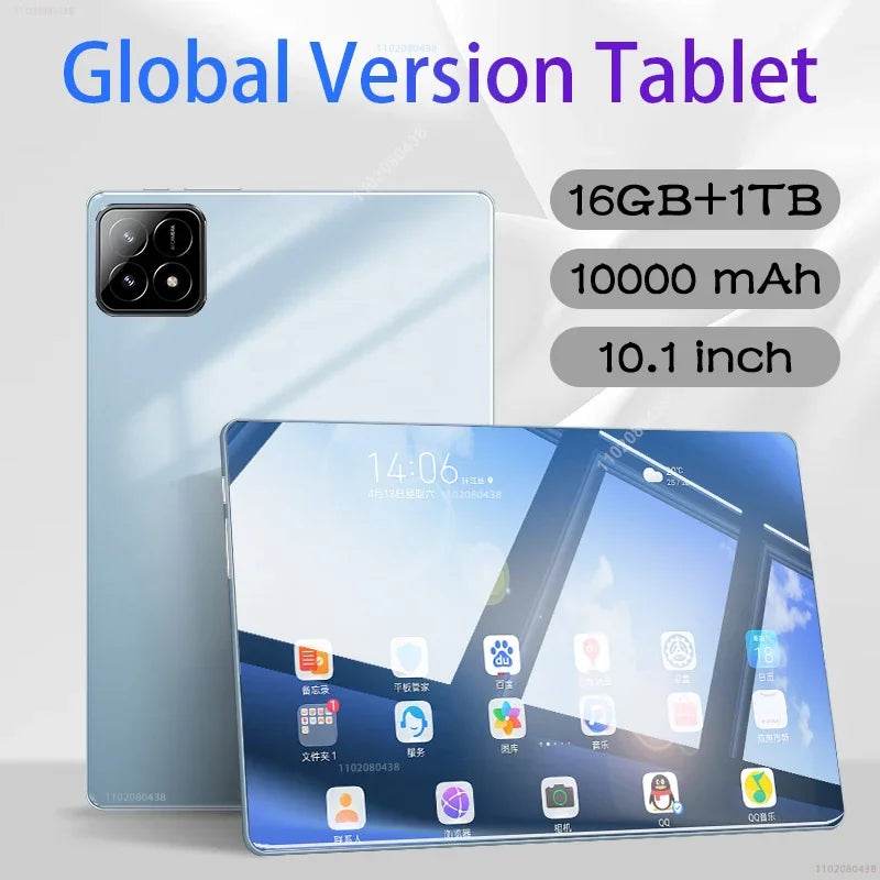 Original Pad 8 Pro Tablet 10.1 inch Android 14 Snapdragon 8gen3 Global 16GB+1024GB 10000mAh 5G Dual SIM WIFI HD 4K Full Screen - MarvelouStoree