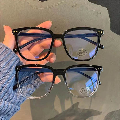 Transparent Computer Glasses Frame Women Men Anti Blue Light Square Glasses Blackout Glasses Optical Glasses Lenses - MarvelouStoree