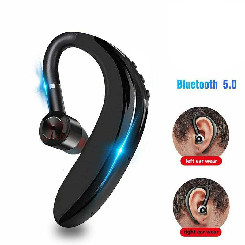 Wireless Headset Bluetooth 5.0 Earphones HiFi Stereo Waterproof Business Headphones Earpiece Handsfree With Mic for Smart Phones