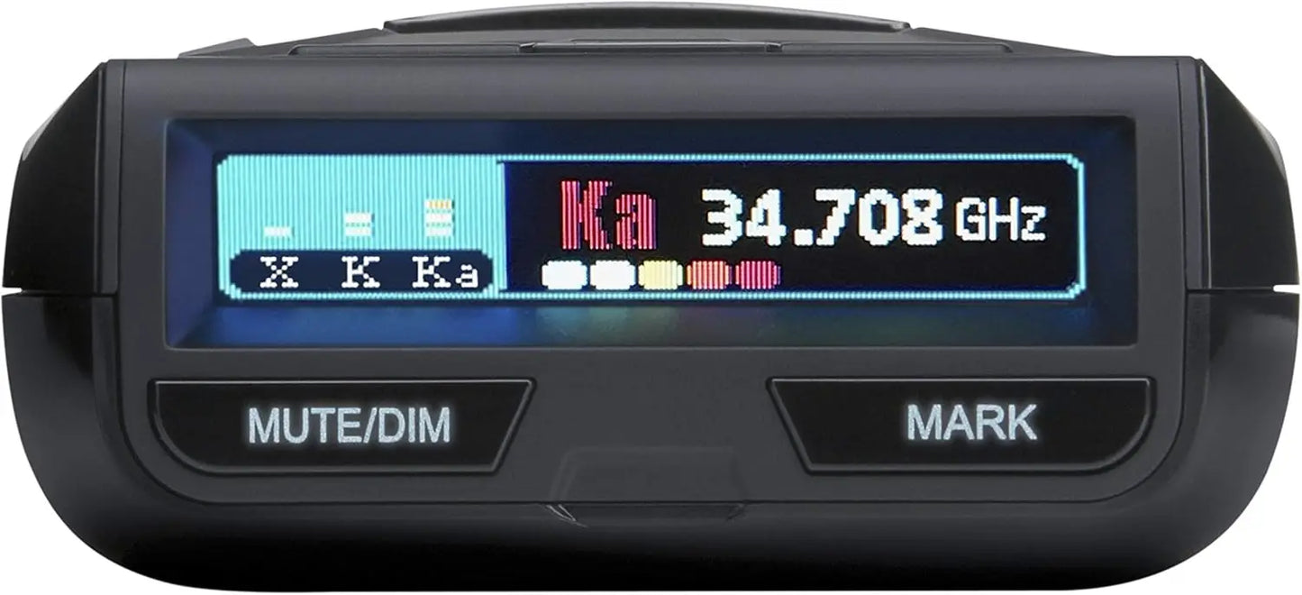 R3 EXTREME LONG RANGE Laser/Radar Detector, Record Shattering Performance  Built-in GPS w/ Mute Memory  Voice Alerts  Red