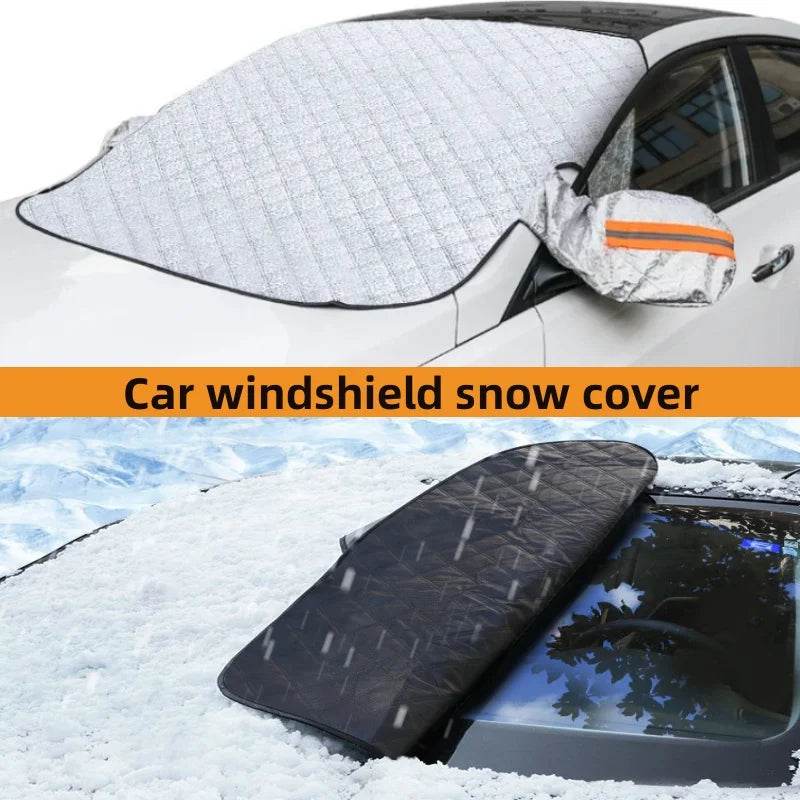 Car Windshield Snow Shield for Winter Car Cover Front Window Anti Ice Frost Outdoor Protection Snow Cover Snow Shield - MarvelouStoree