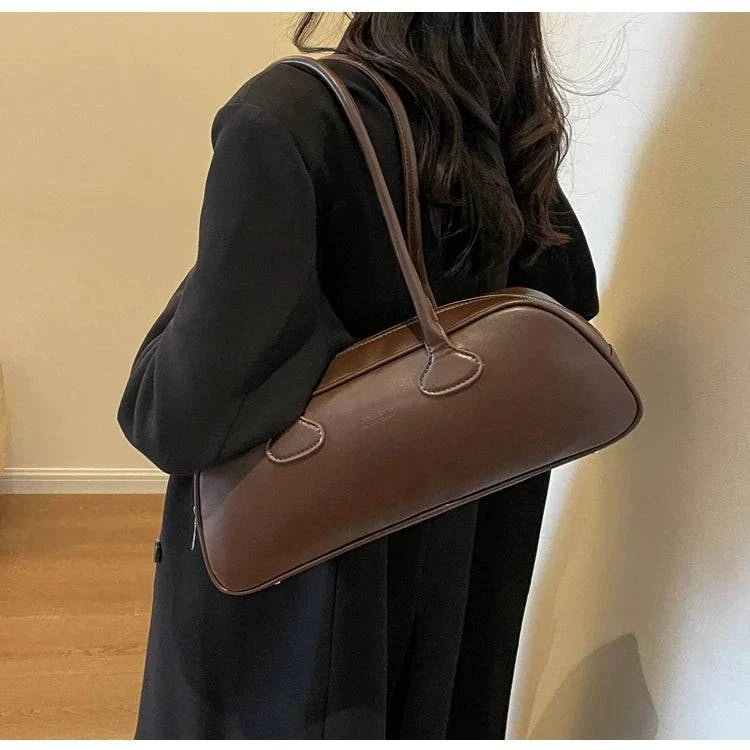 Advanced Sense Retro Pu Zipper Ladies Shoulder Bags Trend 2024 Light Luxury Hot Sale Bags for Women New Bolsas Femininas