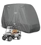 AQ10L0L Golf Cart 4 Passenger Driving Enclosure for Club Car DS,4-Sided Clear Window Rain Cover All Weather Waterproof Windproof - MarvelouStoree