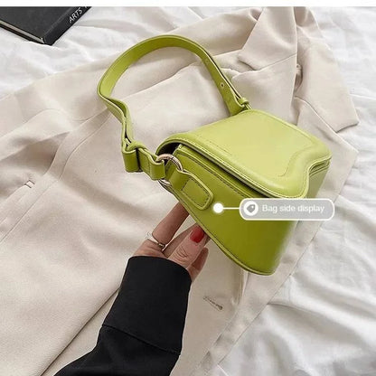 New Luxury Designer Shoulder Crossbody Bags for Women 2024 Pu Leather Trend Female Underarm Bag Fashion Purse Flap Handbags