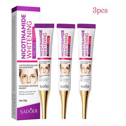 3pcs Nicotinamide Whitening Freckles Cream Remove Melasma Dark Spot Acne Marks Brightening Skin Tone Face Skin Care