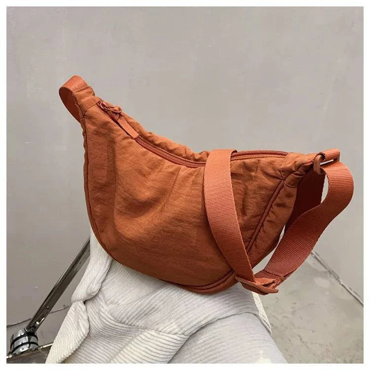 Casual Nylon Hobos Crossbody Bag for Women Designer Shoulder Bags Large Capacity Tote Lady Travel Shopper Bag Female Purses 2024