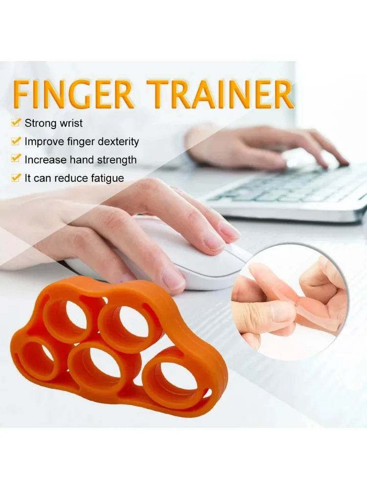 1Pcs 5 Pinch Carpal Expanders Exerciser Wrist Stretcher Finger Gripper Expander Strength Trainer Exercise Silicone Hand