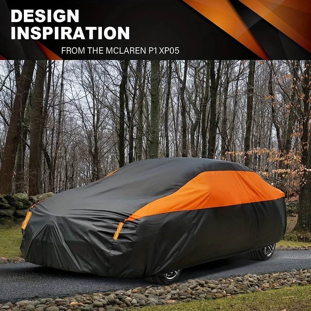 Car Covers Outdoor Waterproof Sun Rain Snow Protection UV Auto Cover Universal SUV/Sedan 190T Car Protective Full Covers - MarvelouStoree