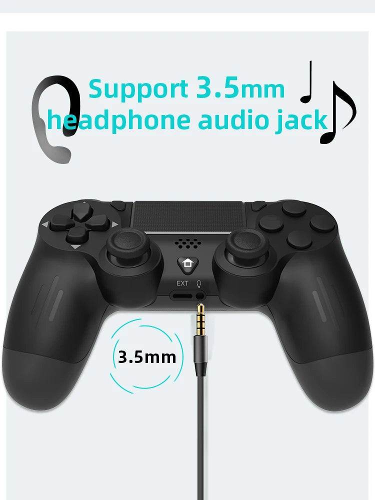 DATA FROG Bluetooth-Compatible Game Controller for PS4/Slim/Pro Wireless Gamepad For PC Dual Vibration Joystick For IOS/Android - MarvelouStoree