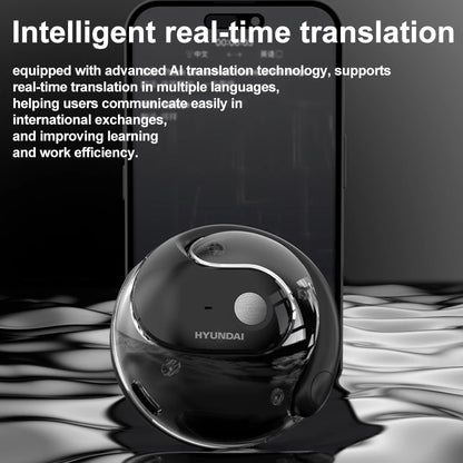 HY-T26Pro Wireless Headphones Language Translator Bluetooth Earphones Real Time Translation Earbuds Stereo Open-Ear Headphones