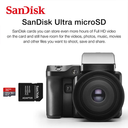 SanDisk Micro tf Card 128GB 64GB 32GB Up to 98MB/s Memory Card Class 10 Flash Card A1 TF Card memory card for smartphone