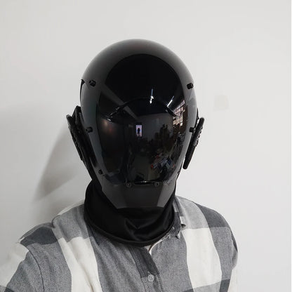 Cyberpunk Mask Helmet Cosplay Mask Functional Wind Technology Sense Full Face Hood Bouncy DJ Bar