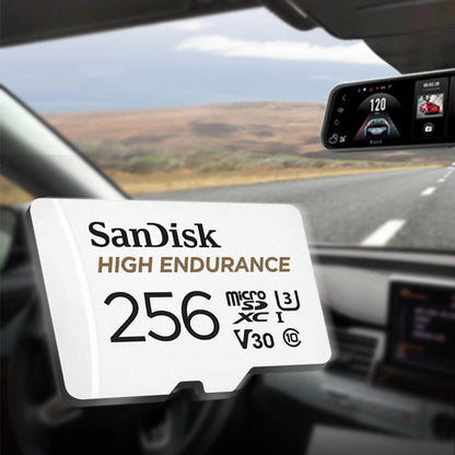 SanDisk High Endurance Micro SD Card 256GB Video Monitoring TF Card 128GB MicroSD Card 64GB Memory Card 32GB For Video