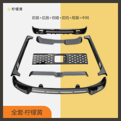 2022 Suit For Wuling Hongguang Big Surround Macarone Special Tail Wing Refitting Medium Net Explosive Front Shovel Rear Lip Mini