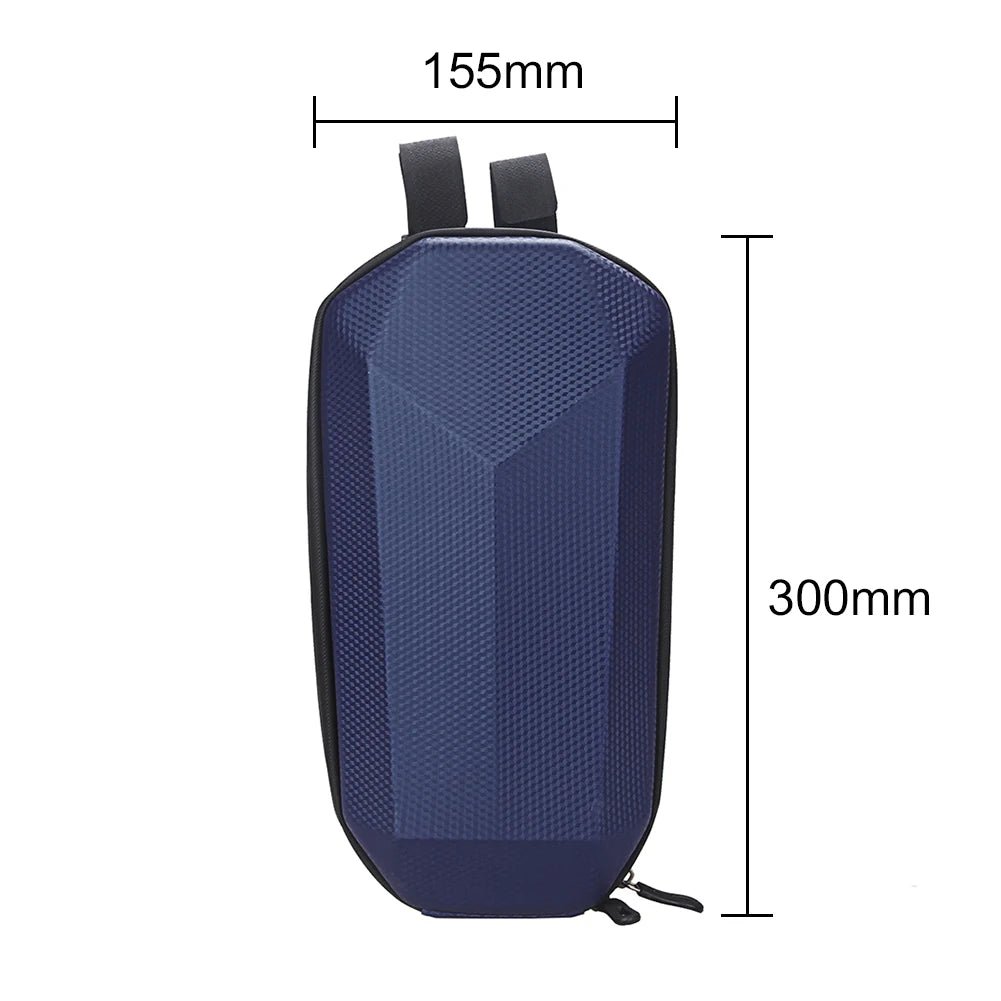 4-2L WILD MAN Electric Scooter Front Storage Bag Hard Shell Bag Large Capacity Waterproof Skateboard Hanging Case for M365 Pro