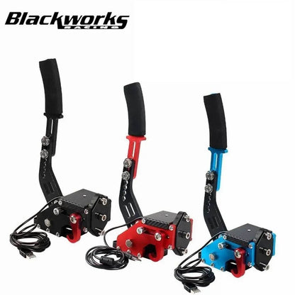 USB Handbrake SIM For G25/27/29 T300 T500 PC Racing Games Fanatecosw Dirt Rally Hand Brake System Red Black Blue HB-1009