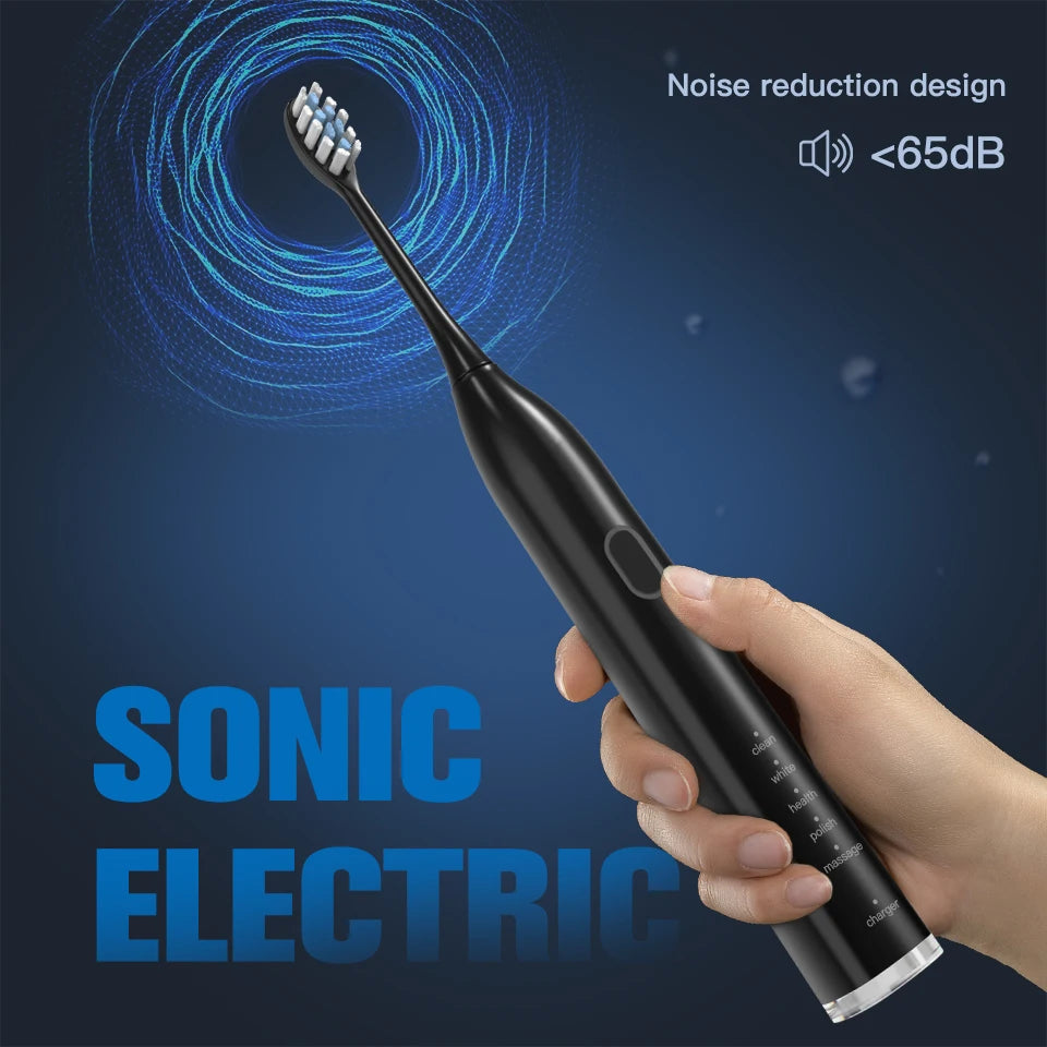 SUBORT S2 Sonic Electric Toothbrush for Men Women Houseehold Whitening IPX7 Waterproof Toothbrush Ultrasonic Auto Tooth Brush